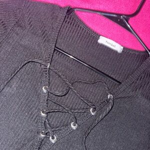 Long sleeve body con dress